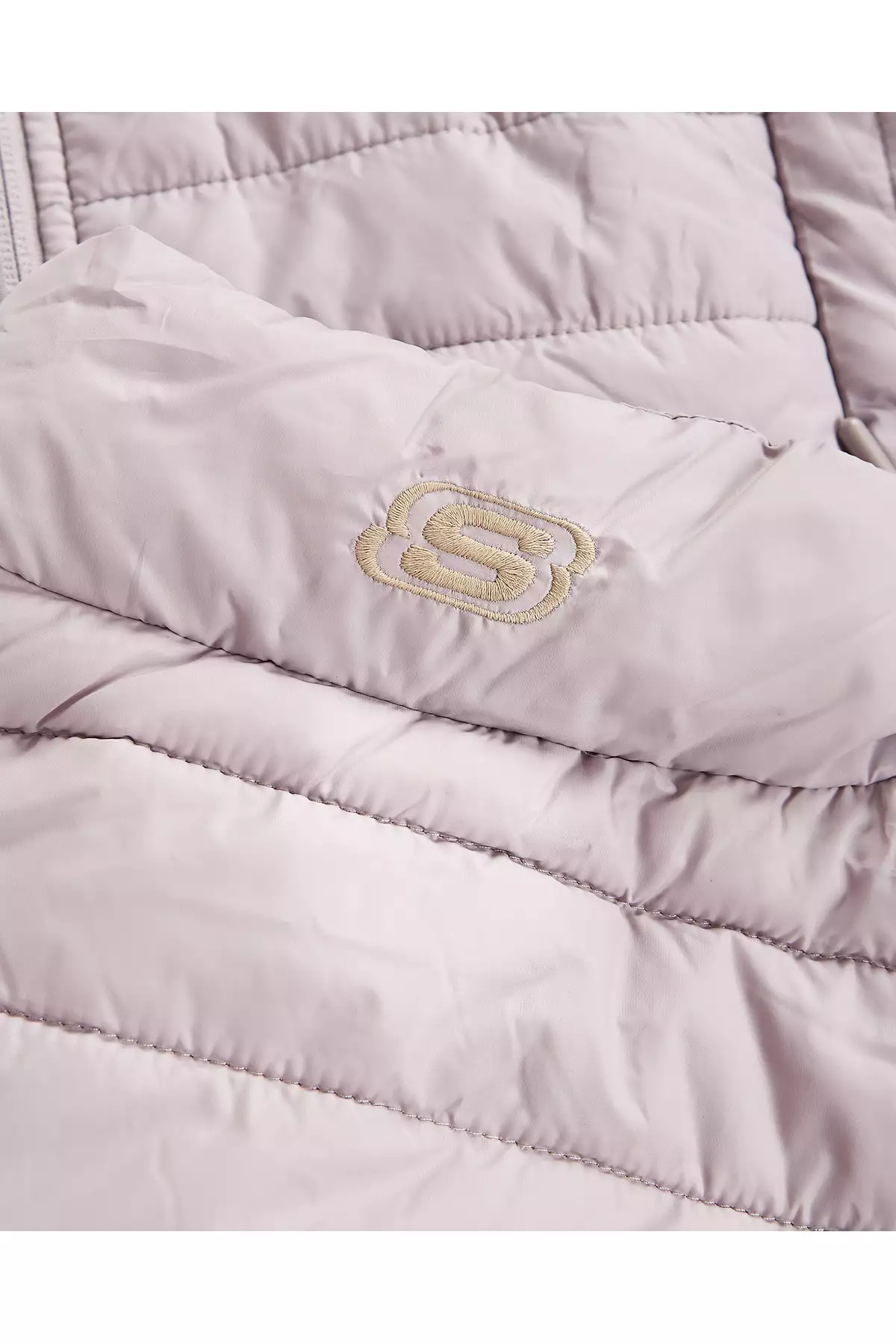 کاپشن زنانه نازک یقه دار والورید کد S212273-506 رنگ صورتی برند Skechers - 355434940