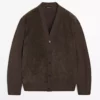 ژاکت با بافت پشم و چرم برند Massimo Dutti - 995469851