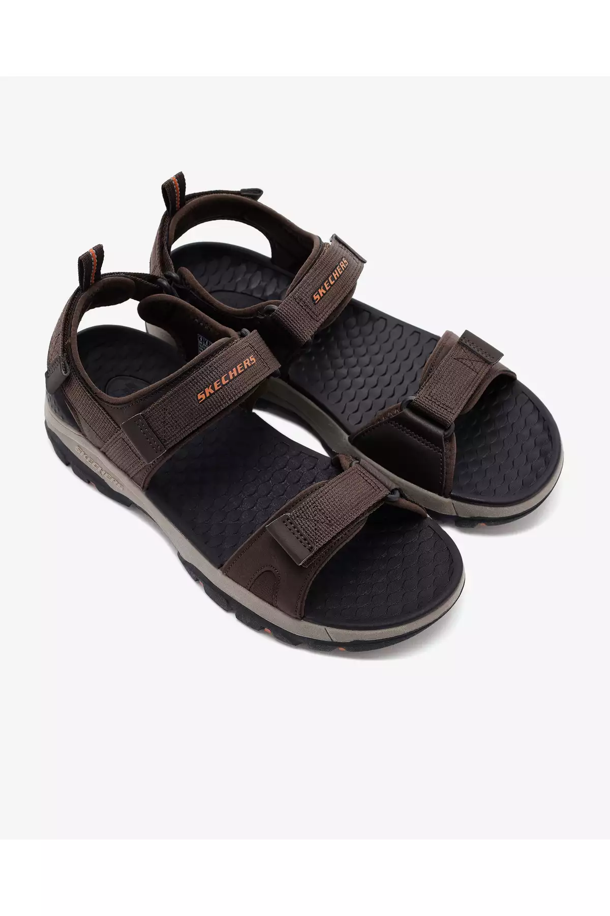 ساندال مردانه قهوهای تریسمَن مدل رایر 205112 چاک برند Skechers - 824183149