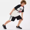 تی شرت گرافیکی بزرگ برای پسران - تی شرت سفید روشن مدل Sk2510038-102 برند Skechers - 922019505