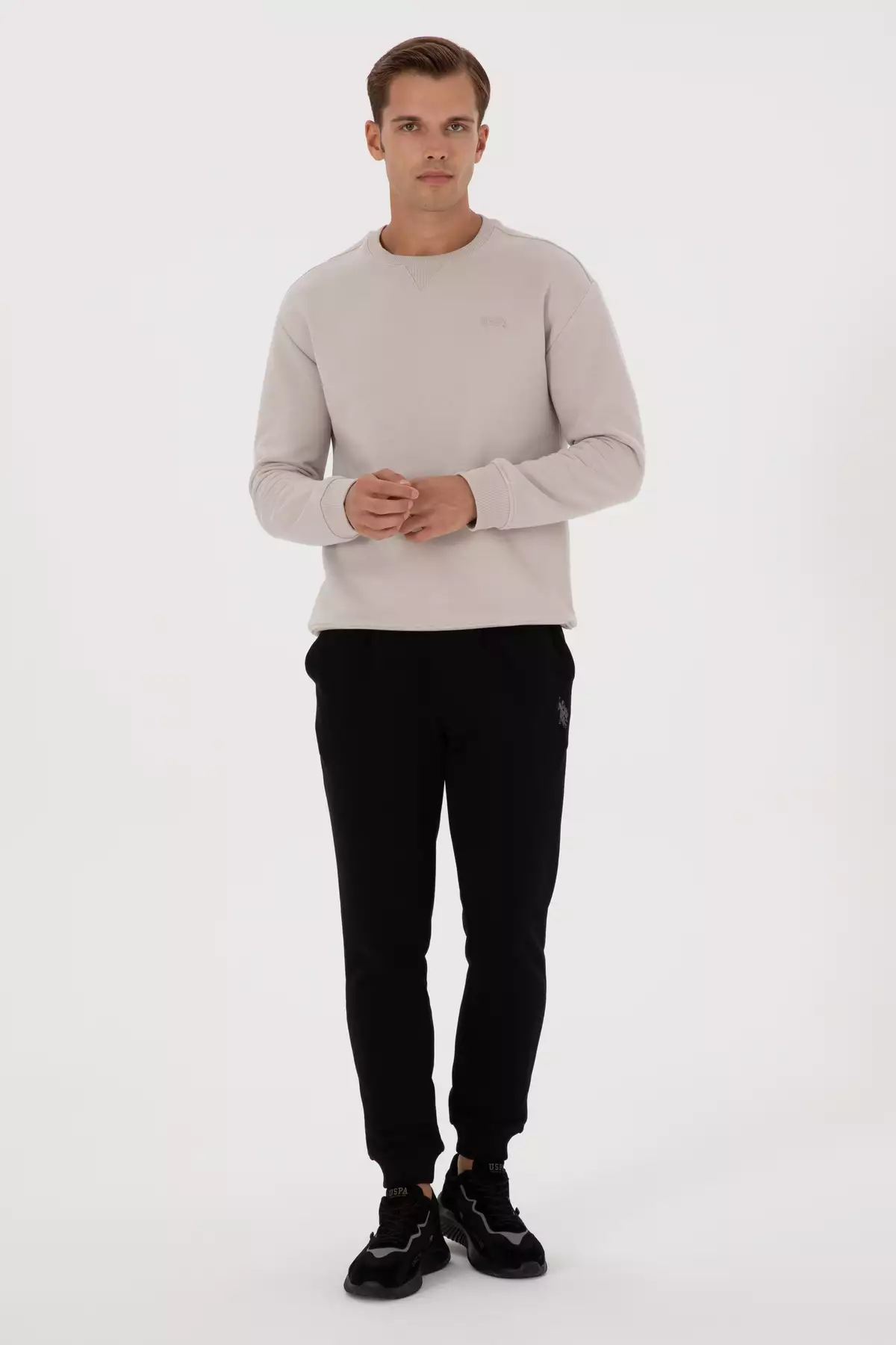 شلوار ورزشی مشکی مردانه 50313765-VR046 برند U.S. Polo Assn. - 987695593