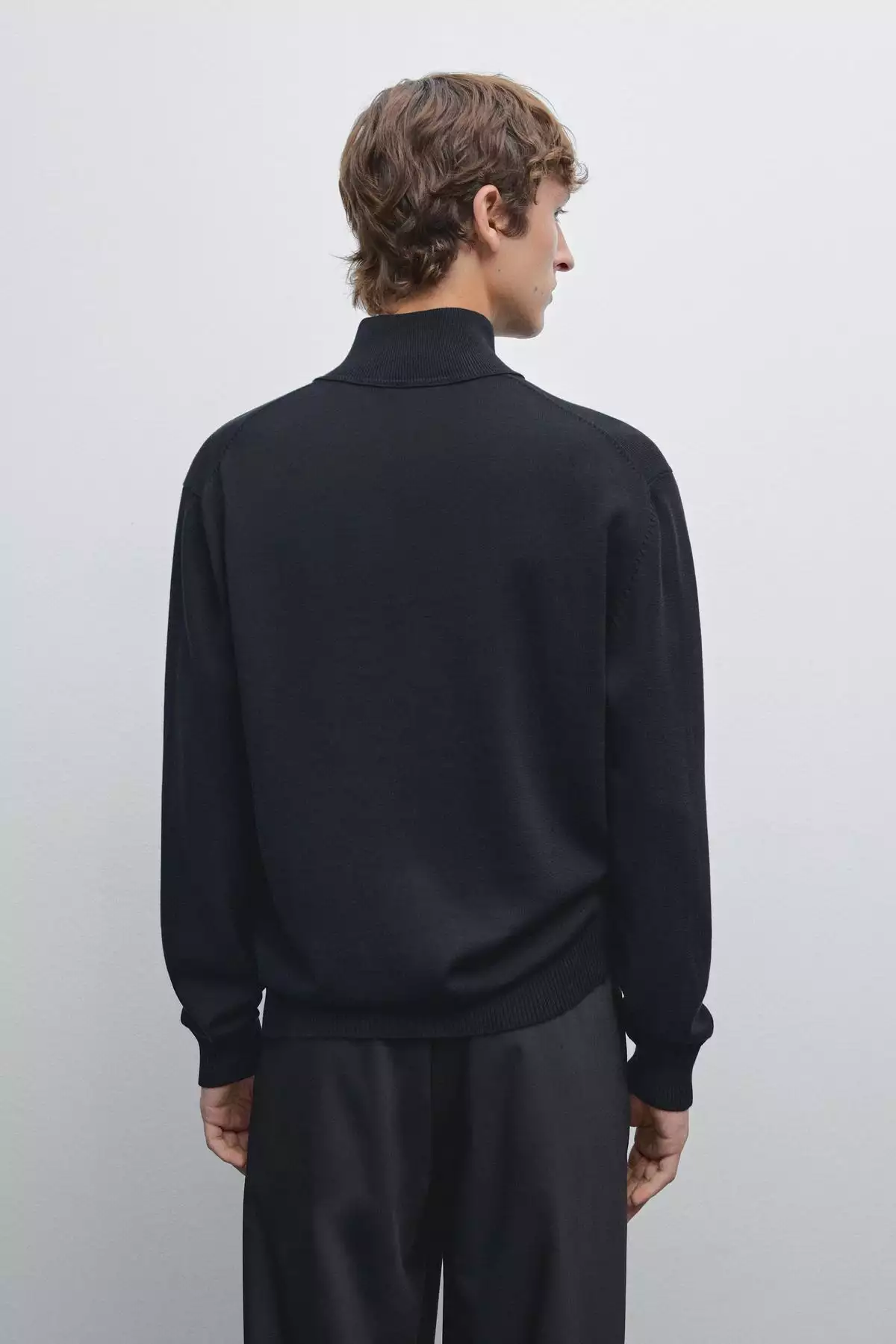 ژاکت با یقه ایستاده و زیپ دار برند Massimo Dutti - 954096948