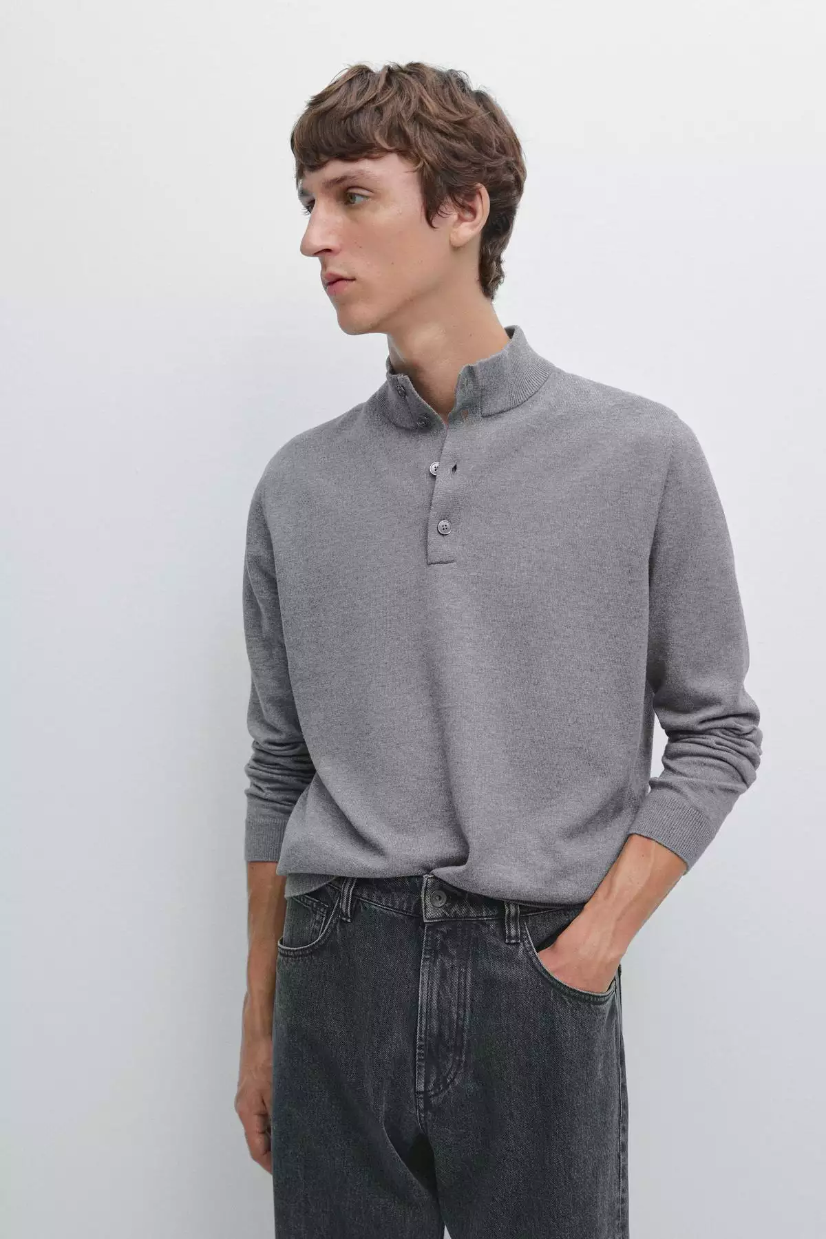 پالتوی گردن دیپ کوسن بچهگانه برند Massimo Dutti - 977920637