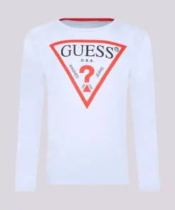 تیشرت سفید پسرانه فروشگاه بیجی برند Guess - 979097264