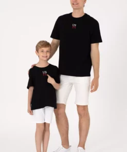 تیشرت سایز بزرگ یقه گرد مشکی مخصوص پسرانه 50306498-VR046 برند U.S. Polo Assn. - 832952236