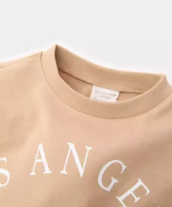 تیشرت بلند آستین با یقه دوچرخهای و طرح چاپی برای پسران بچه E3651A525SP برند Defacto - 900748479