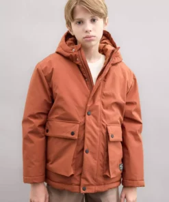 کودکانه پسرانه کاپشن ضد آب با کلاه C5980A824WN برند Defacto - 877616683