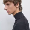 ژاکت با یقه ایستاده و زیپ دار برند Massimo Dutti - 954096948