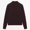 پلیور یقهدار بافتنی ۱۰۰% پشم برند Massimo Dutti - 984280804