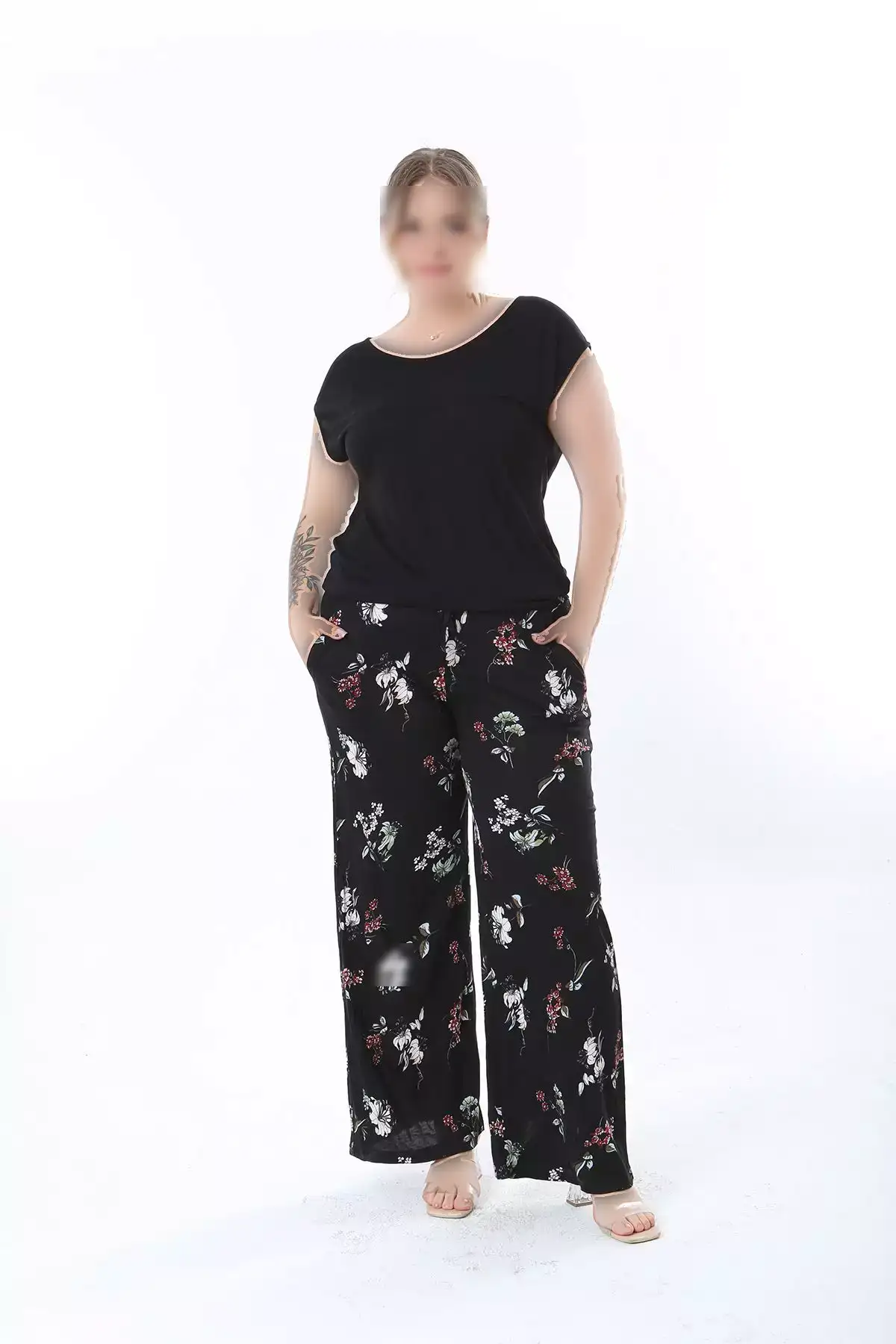 سرهمی زنانه سایز بزرگ برند XL Modam - 833686044