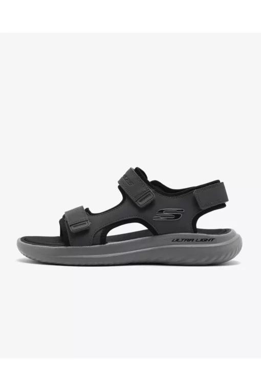 صندل باندر 2.0 - صندل مردانه خاکستری تاتون 232893 چار برند Skechers - 906090246