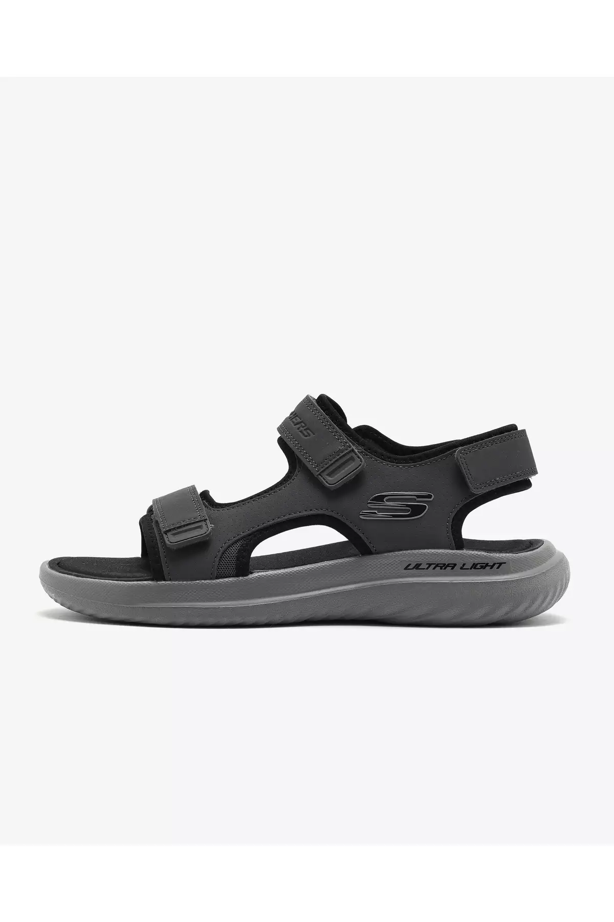 صندل باندر 2.0 - صندل مردانه خاکستری تاتون 232893 چار برند Skechers - 906090246