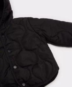 کاپشن ضدآب با کلاهی قابل جدا شدن برای نوزاد پسر برند Defacto - 982383676