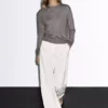 ژاکت پشمی یقه گرد برند Massimo Dutti - 957598678