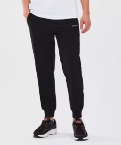 شلوار جوجینگ مردانه مایکرو کالکشن با زیپ کناری - مشکی S211809-001 برند Skechers - 98106288