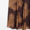 دامن میدی طرح دار آستین دار کجراه برند Massimo Dutti - 1016784452