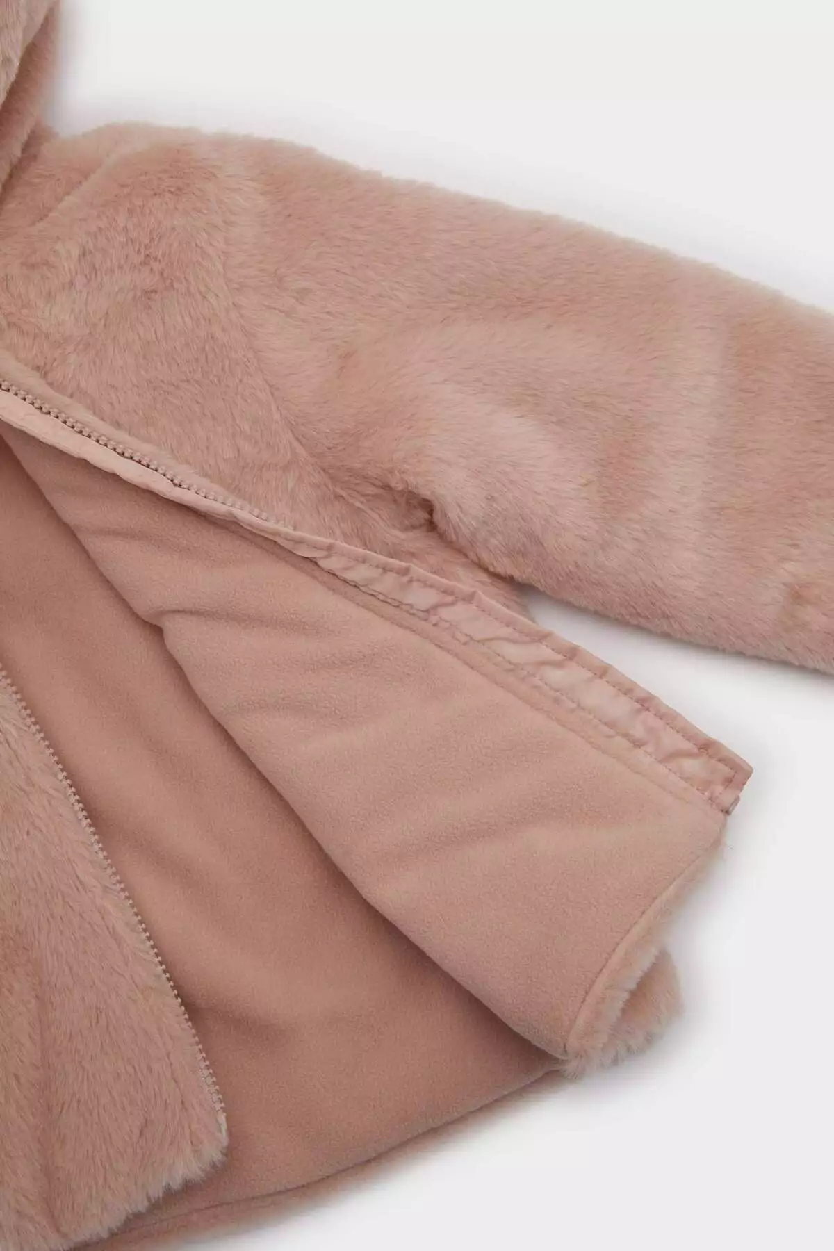 کاپشن پسرانه پشمی با آستر و کلاه دار برای دختر بچهها مدل C5319A524AU برند Defacto - 844043580