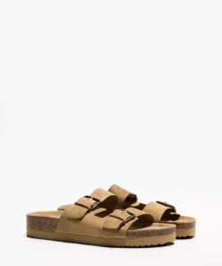 سندل تخت بند دار با قفل برند Bershka - 896756352
