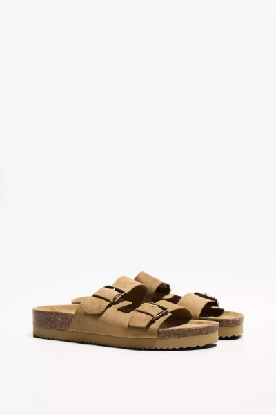 سندل تخت بند دار با قفل برند Bershka - 896756352