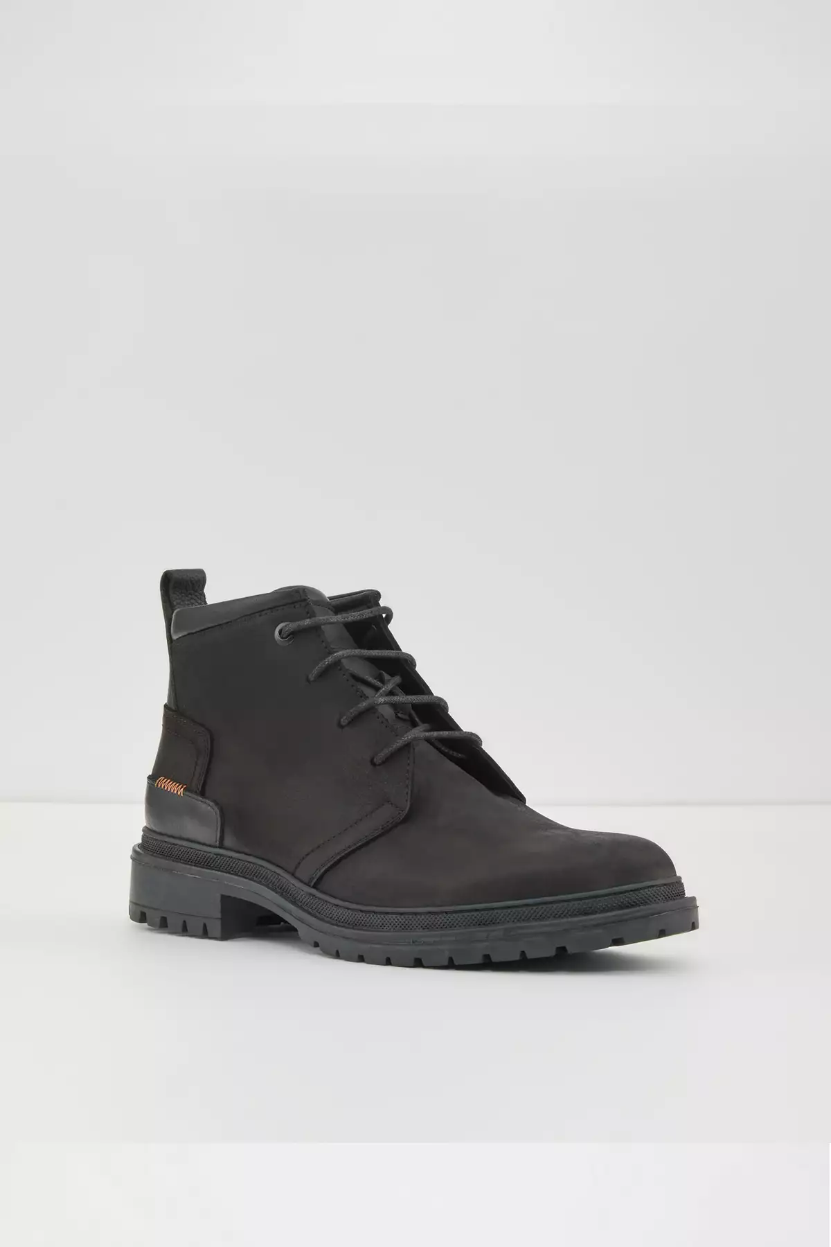 بوت مردانه مشکی چرم اصل اسکریمی برند Aldo - 858177280