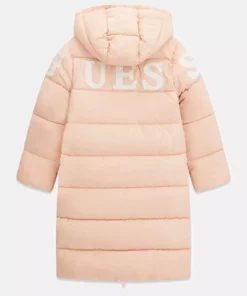 کاپشن کلاهدار دخترانه برند Guess - 985709807