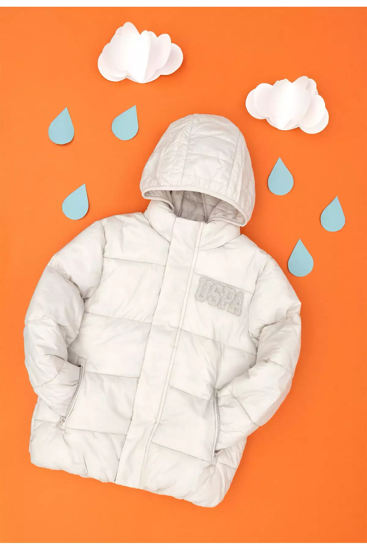 پالتو کلاهدار رنگ طوسی مردانه بچهگانه برند U.S. Polo Assn. مدل GOMERAKIDS برند U.S. Polo Assn. - 783786671