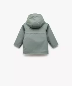 کاپشن فری با آستردار پشمی و کلاهدار با زیپ بلند برند Koton - 985952466