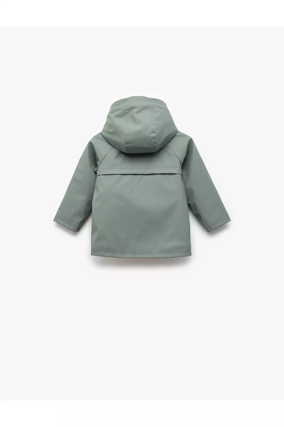 کاپشن فری با آستردار پشمی و کلاهدار با زیپ بلند برند Koton - 985952466