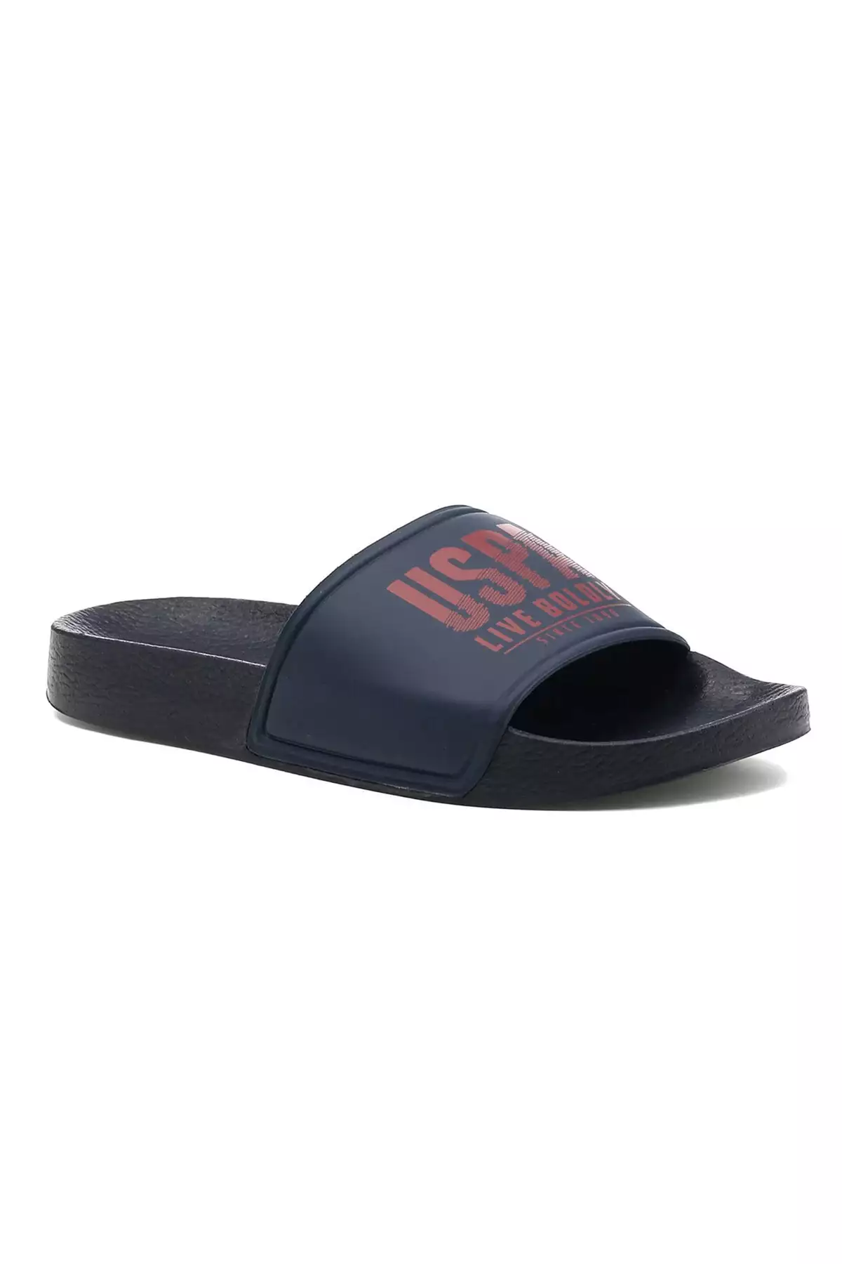دمپایی مردانه گاستی رنگ سرمهای مخصوص استخر، دریا و ساحل برند U.S. Polo Assn. - 928608907