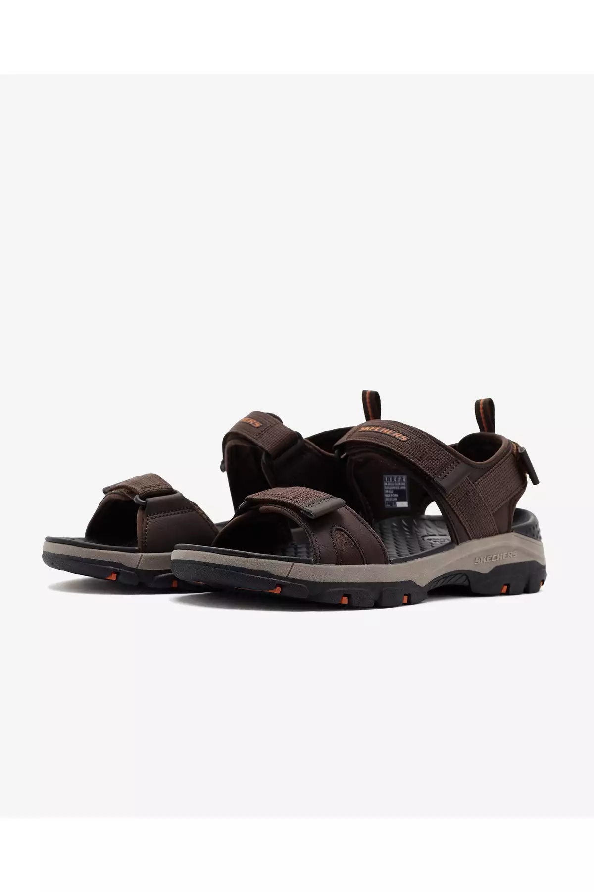 ساندال مردانه قهوهای تریسمَن مدل رایر 205112 چاک برند Skechers - 824183149