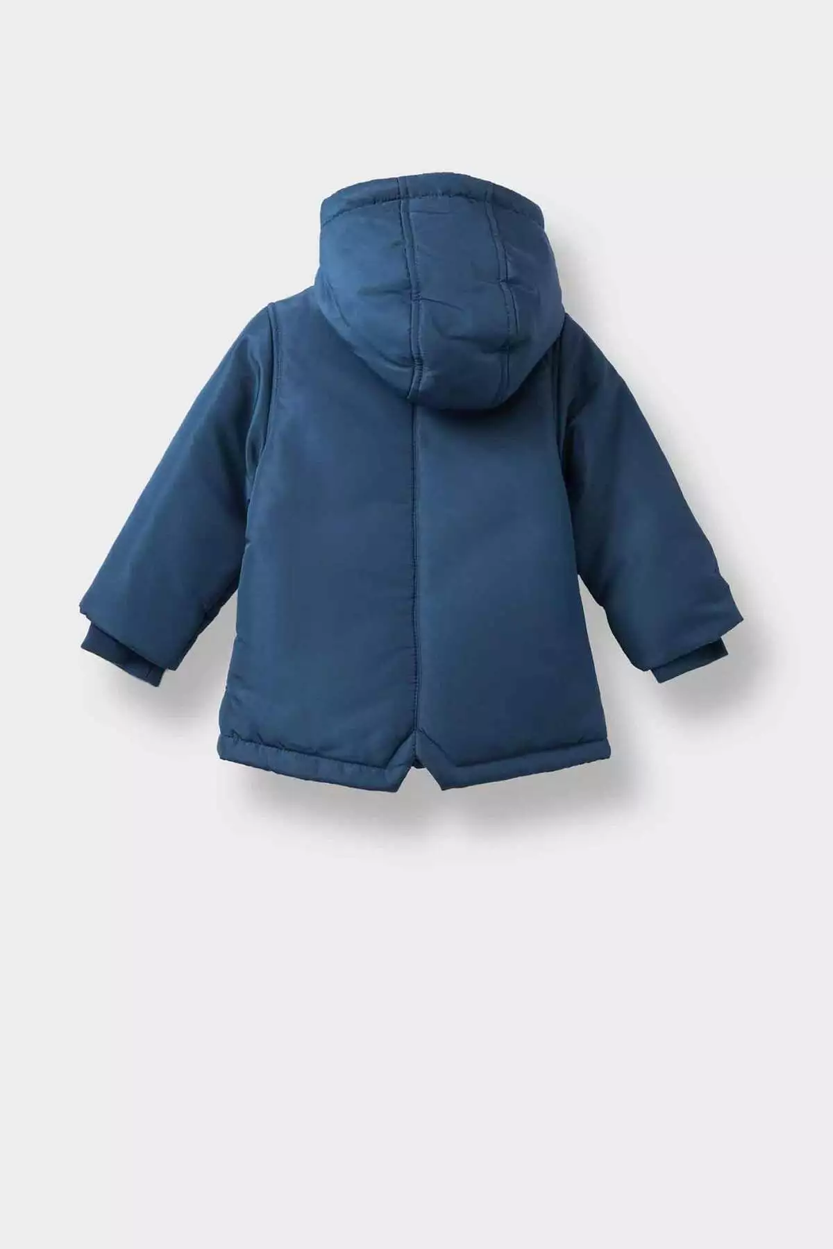 کاپشن بچهگانه پسرانه ضد آب با کلاهی فریمی و زیپدار مدل E9801A525WN برند Defacto - 990798150