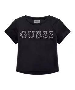 تیشرت آستین کوتاه برش خورده MINI برند Guess - 854394819