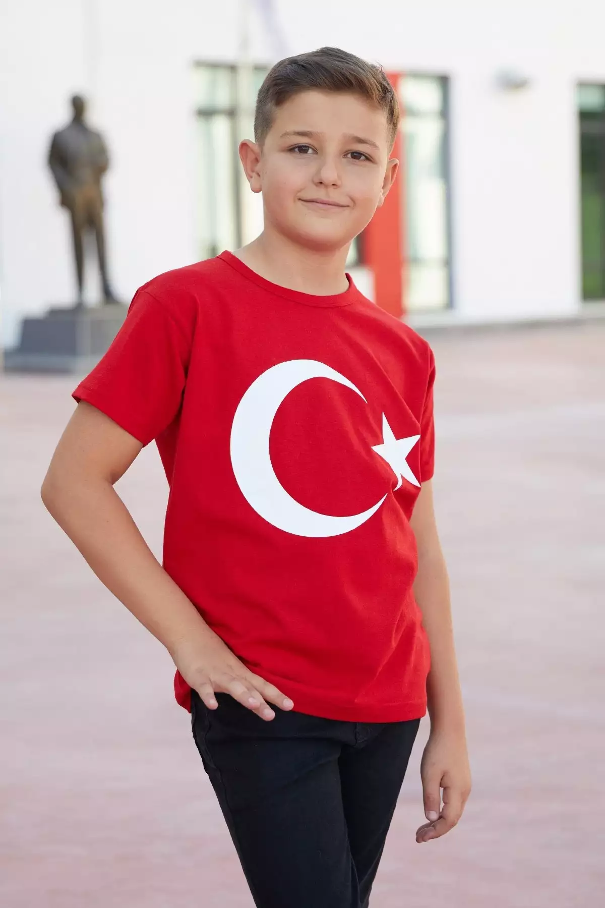 تیشرت بچهگانه با طرح پرچم ترکیه برند Fullamoda - 954264557