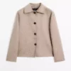 کوتاه پالتوی پشمی دکمهدار برند Massimo Dutti - 944522213