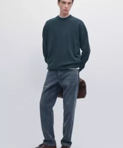 ژاکت با یقه دوچرخهای از ترکیب پشم یوان برند Massimo Dutti - 1024805809