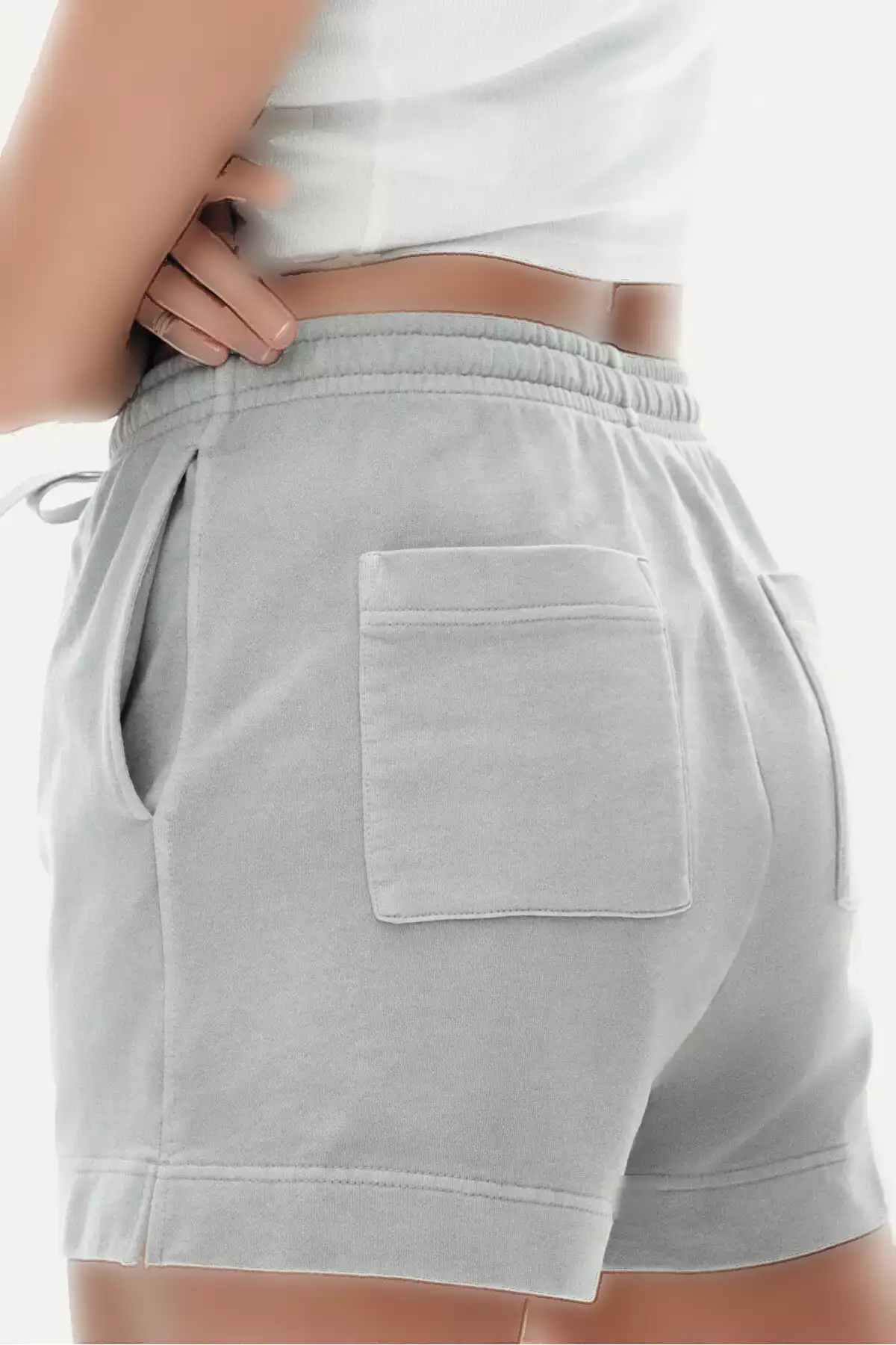 شلوارک سویشرت پنبهای شسته شده برند H&M - 925039724