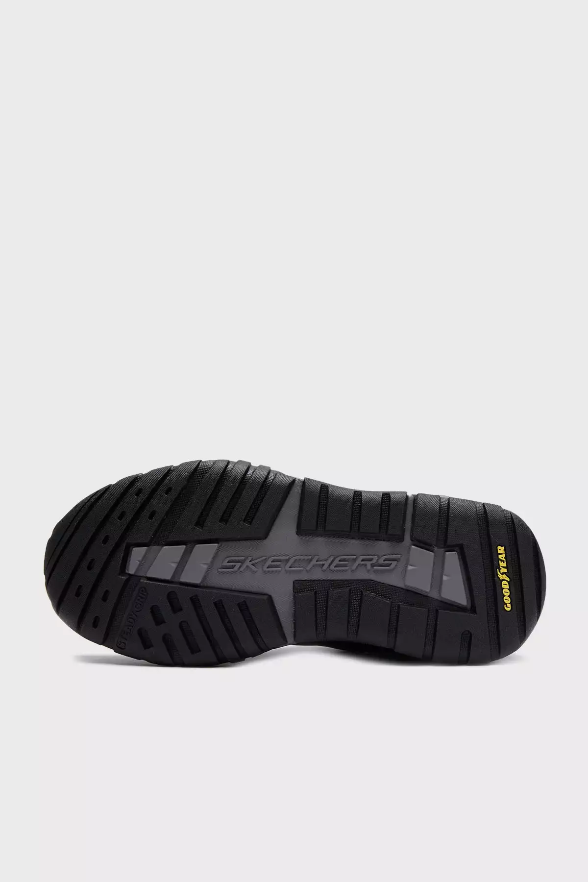 کفش ورزشی آرچ فیت با لوگو چرم مردانه مدل 204409 مشکی برند Skechers - 904104925