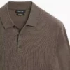 پولوشرت گردنباز بافت پشمی صد در صد مییرنوس برند Massimo Dutti - 975139972
