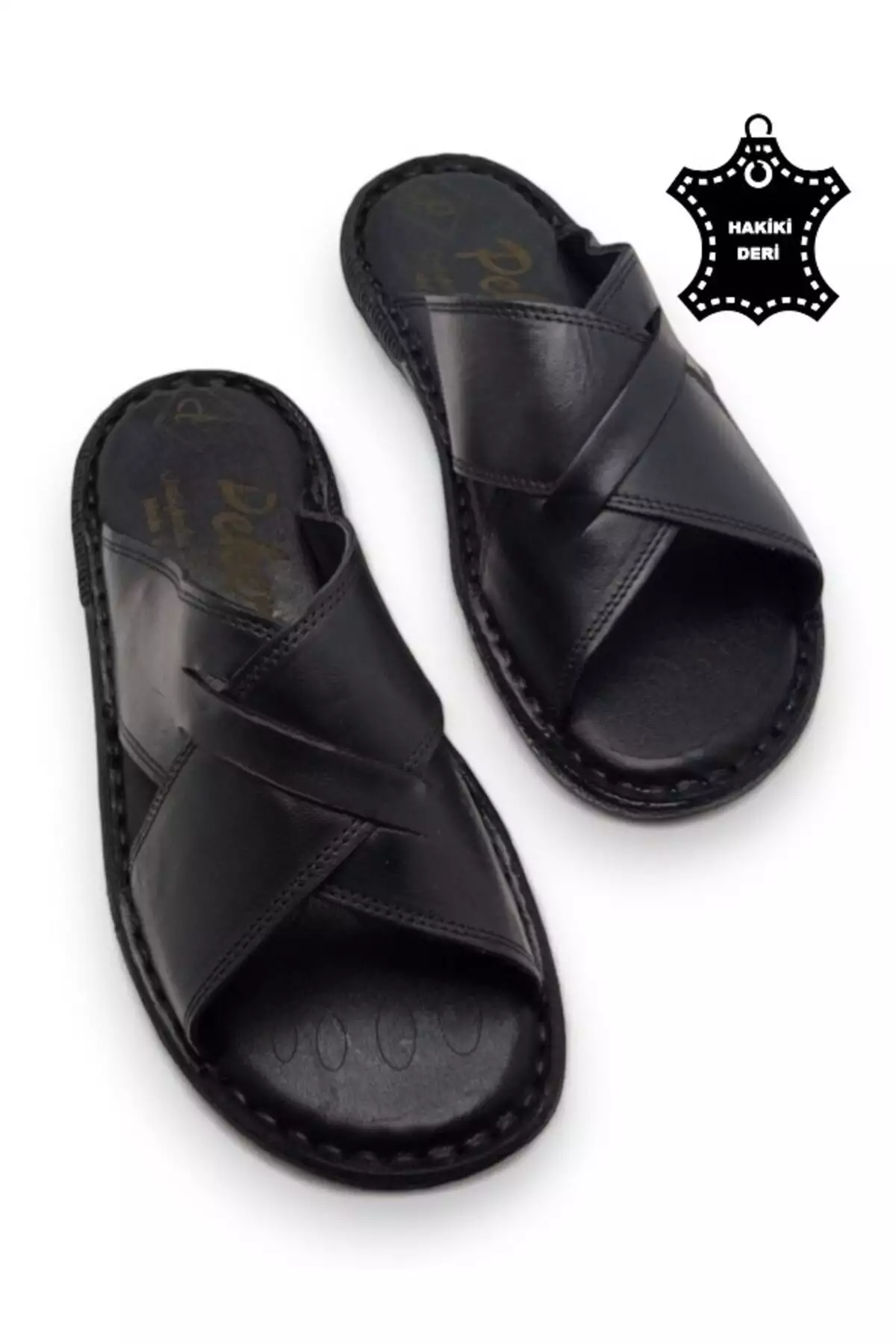 صندل مردانه اورتپدیک با کفی پاشنهدار و از جنس چرم طبیعی برند MAGIC SHOES - 319251079