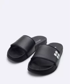 دمپایی سبک مردانه با کفی مشکی و انعطافپذیر B008300 برند Avva - 824479261
