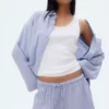 ست پیژامه با پیراهن و شلوارک برند H&M - 955165482