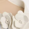 لیلانیا - کفش زنانه چرمی سفید-کرمی با پاشنه نازک برند Aldo - 941290315