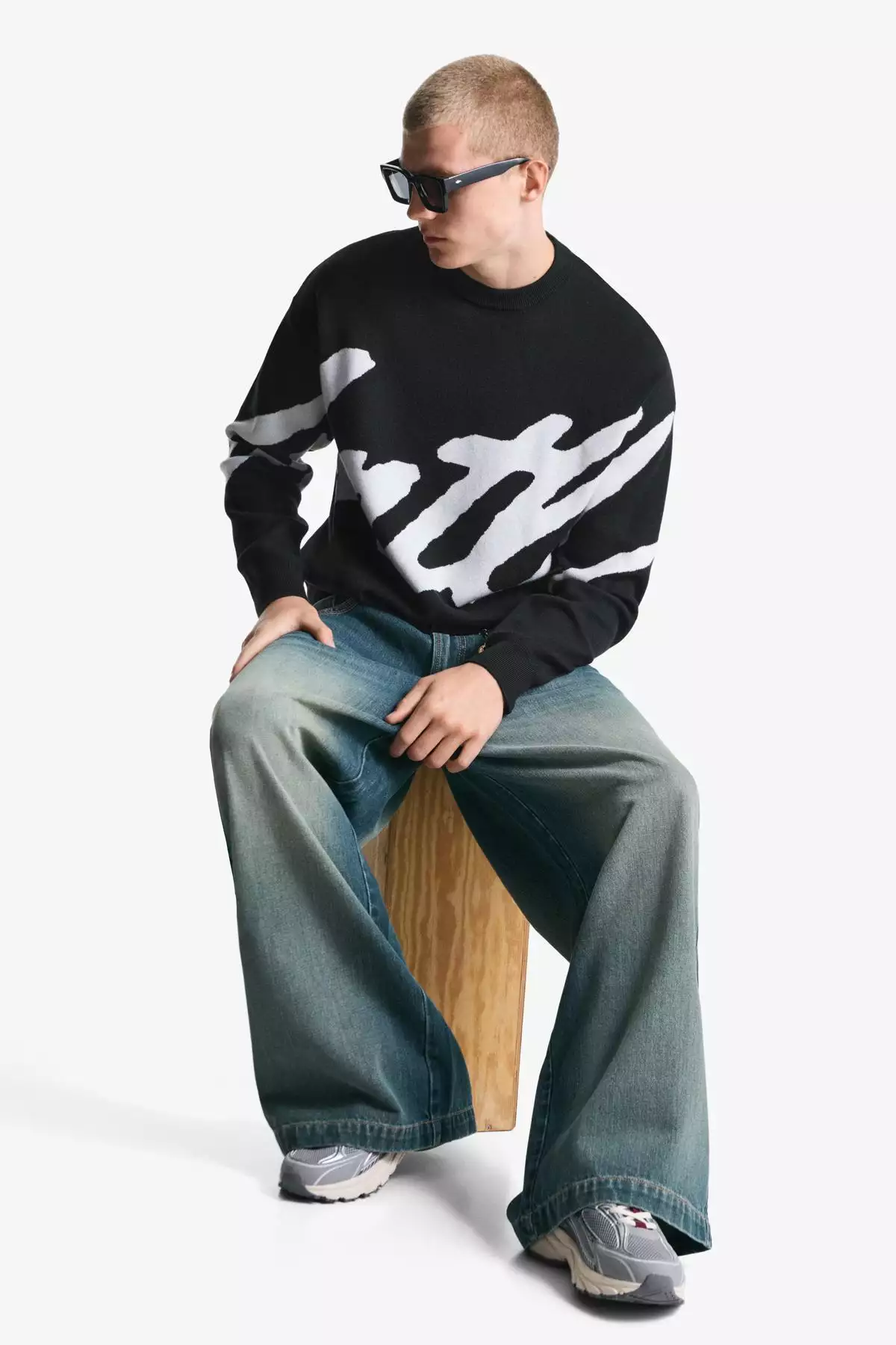 ژاکت چاپی برند Bershka - 963071679