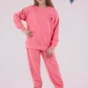 ست لباس ورزشی دخترانه با پارچه پنبهای و دارای مجوز برند U.S. Polo Assn. - 1025437022