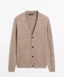 کارتن بافتنی ترکیبی پشمی برند Massimo Dutti - 995474343