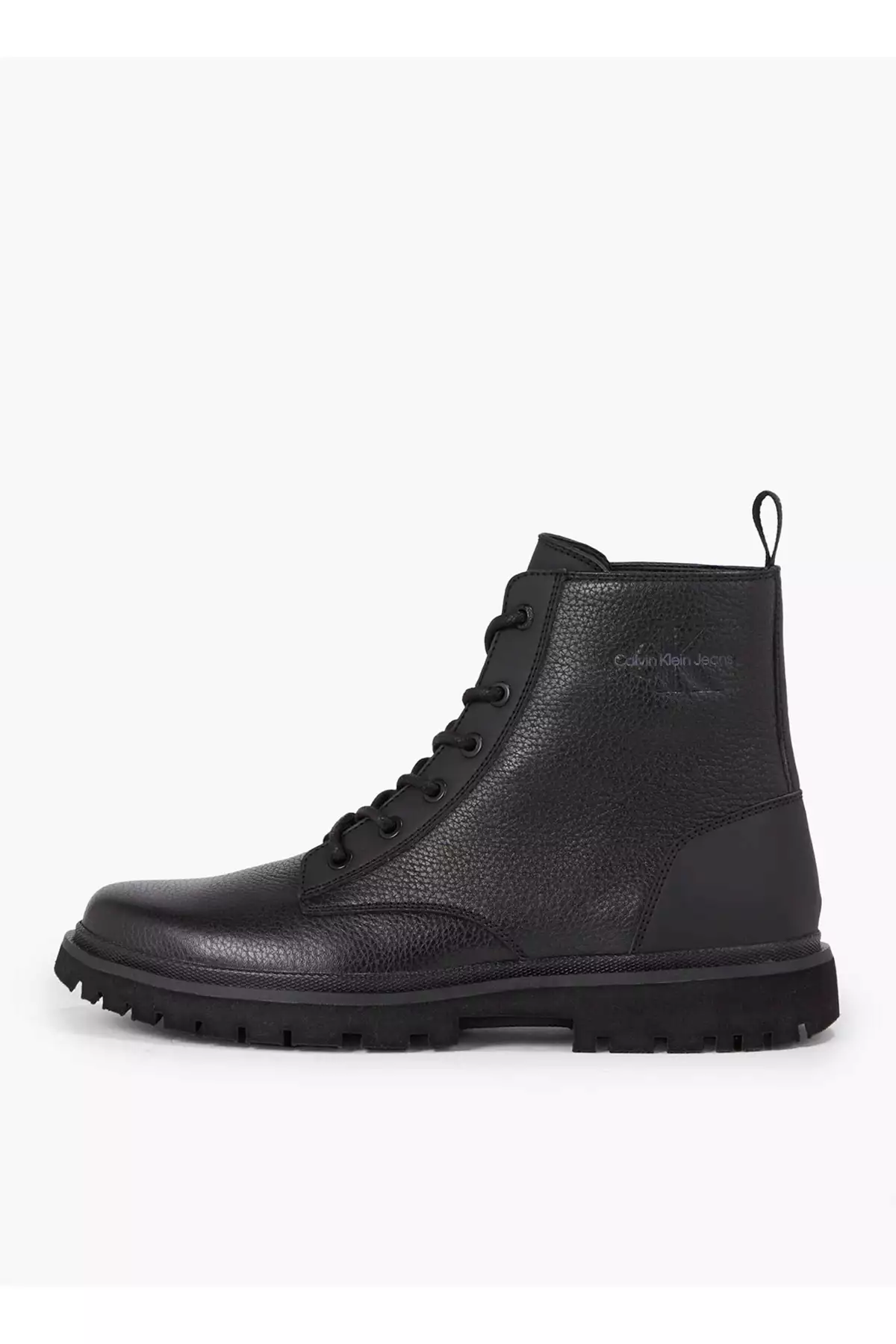 چکمه مردانه مشکی چرم برند Calvin Klein - 773527113