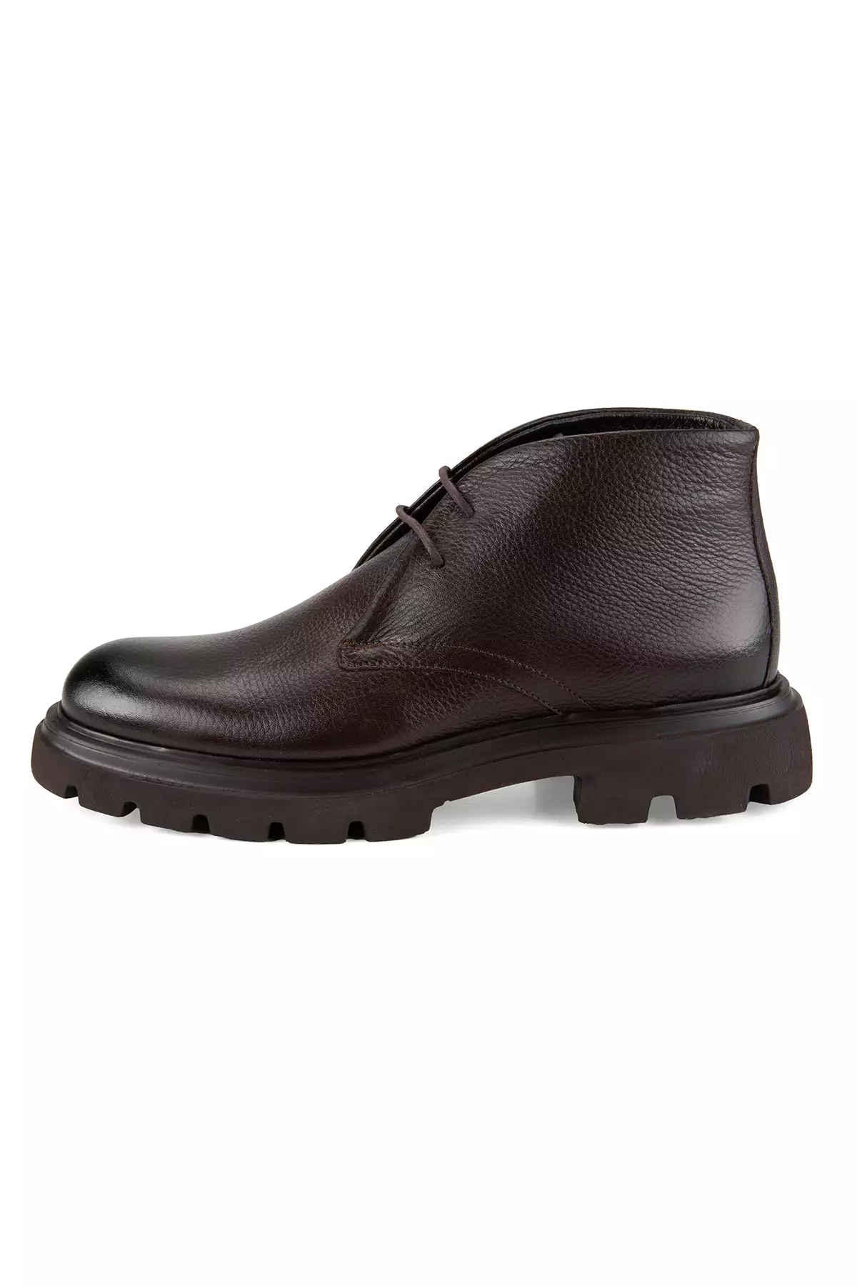 چکمه چرمی مردانه الارا کافی برند Desa - 865473115