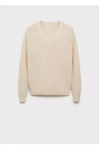 کتانی مردانه ناتورل 77059228 برند MANGO - 932869553