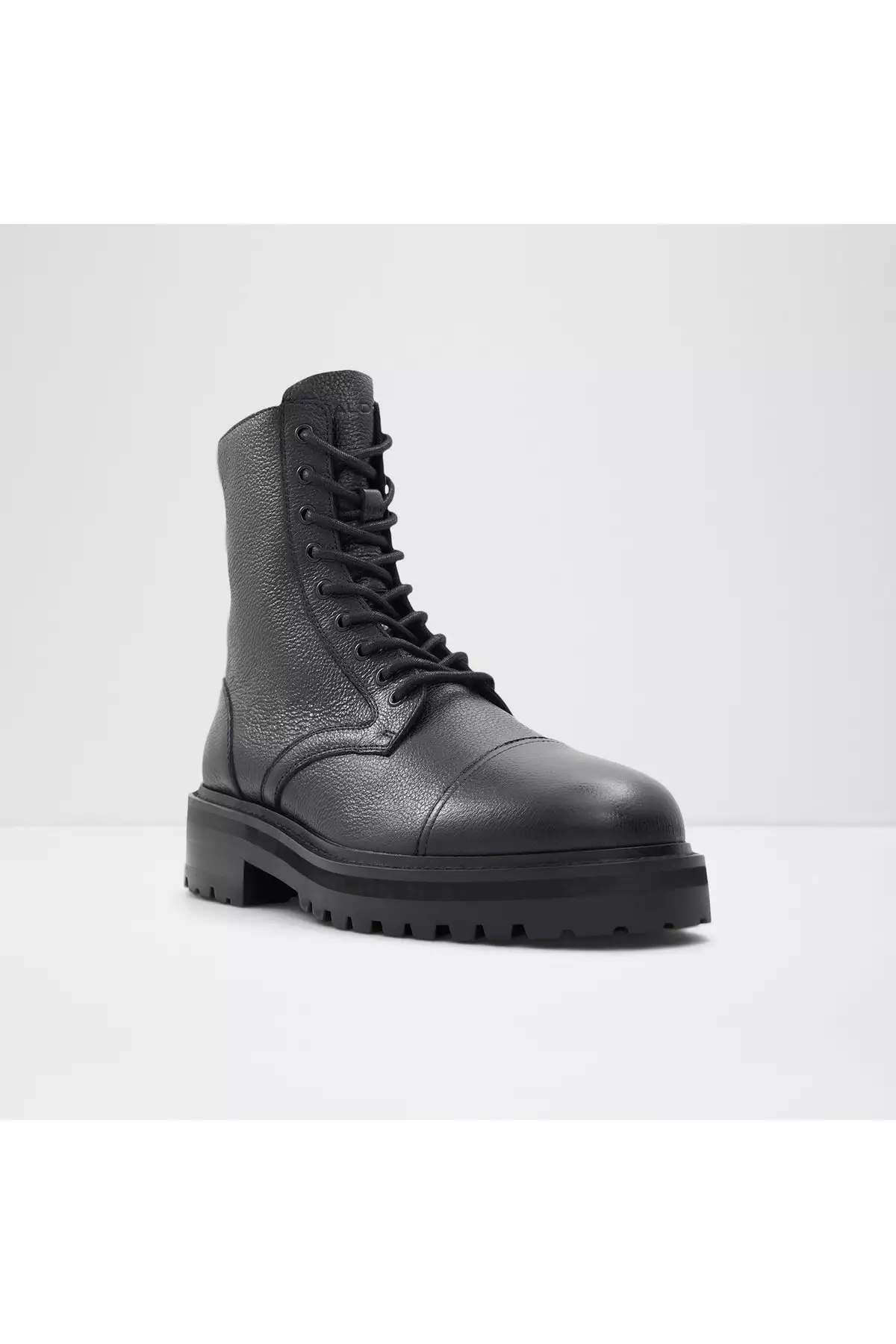 بوت مردانه چرم طبیعی سیاه نورتفیلد برند Aldo - 776618929