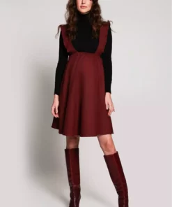 دامن بارداری سارلت بوردو برند Lyn Mama - 468395870